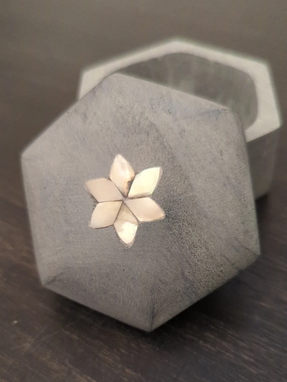 Soapstone Trinket Box NWOT